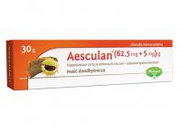 AESCULAN (62,5 mg + 5 mg)/g maść doodbytnicza, 30 g