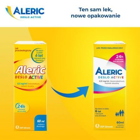 ALERIC DESLO ACTIVE 0,5 mg/ml, 60 ml