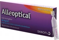 ALLEOPTICAL krople do oczu 20 mg/g, 10 pojemników jednodawkowych