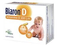 BIARON D (dawniej BIOARON) witamina D 400 j.m., 90 kapsułek twist-off
