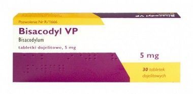 BISACODYL VP 5 mg, 30 tabletek