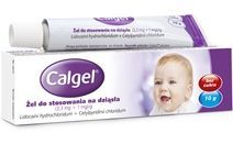 CALGEL żel do stosowania na dziąsła, 10 g