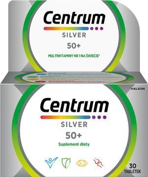 CENTRUM SILVER 50+, 30 tabletek