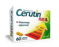 CERUTIN PLUS D3, 60 tabletek