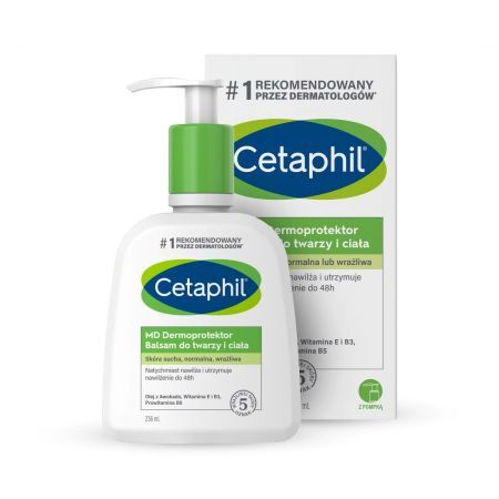 CETAPHIL MD DERMOPROTEKTOR balsam do twarzy i ciała z pompką, 236 ml