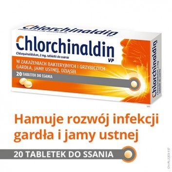 CHLORCHINALDIN VP 2 mg, 20 tabletek