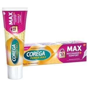 COREGA MAX MOCOWANIE+KOMFORT neutralny, 40 g