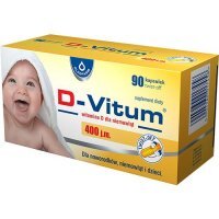 D-VITUM witamina D3 400 j.m., 90 kapsułek twist-off