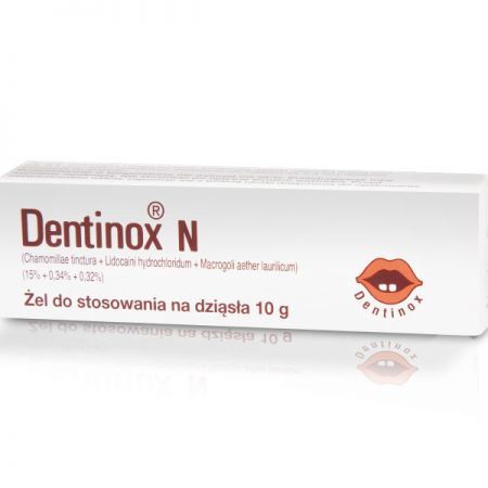 DENTINOX N żel do stosowania na dziąsła, 10 g