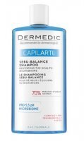 DERMEDIC CAPILARTE SEBU-BALANCE szampon przywracający równowagę mikrobiomu do włosów nadmiernie przetłuszczających się, 300 ml