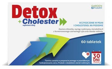 DETOX + CHOLESTER, 60 tabletek