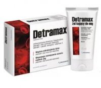 DETRAMAX, 60 tabletek, gratis żel do nóg 75 ml