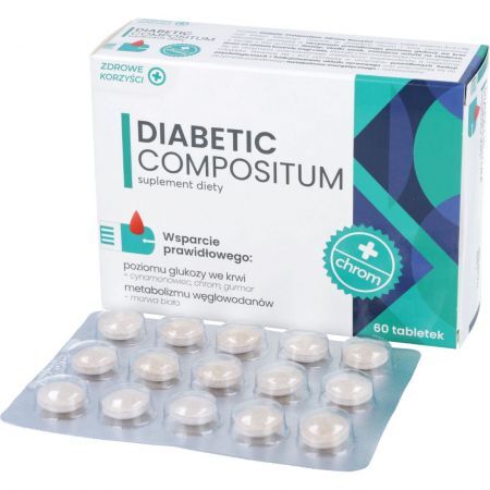 DIABETIC COMPOSITUM ZDROWE KORZYŚCI, 60 tabletek