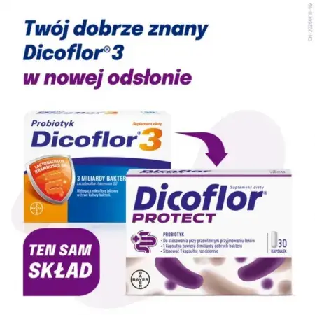 DICOFLOR 3 PROTECT, 30 kapsułek