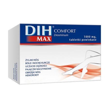 DIH MAX COMFORT 1000 mg, 60 tabletek