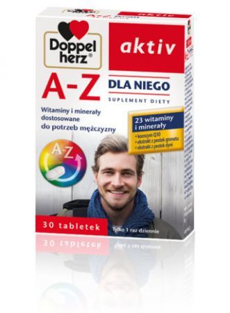 DOPPELHERZ AKTIV DLA NIEGO A-Z, 30 tabletek