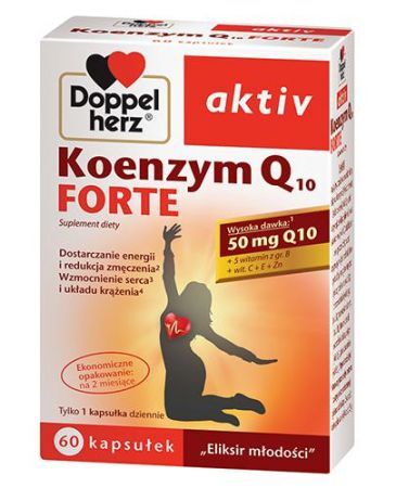DOPPELHERZ AKTIV KOENZYM Q10 FORTE, 60 kapsułek