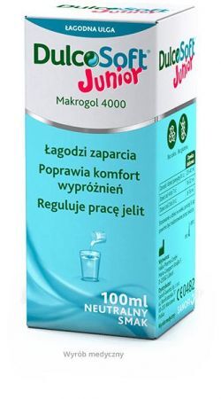 DULCOSOFT JUNIOR neutralny smak, roztwór doustny 100 ml