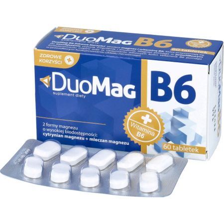 DUOMAG B6 ZDROWE KORZYŚCI, 60 tabletek