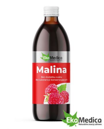 EKAMEDICA MALINA z soku 100%, 500 ml