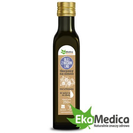 EKAMEDICA olej z nasion lnu, 250 ml