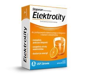 ELEKTROLITY O SMAKU POMARAŃCZOWYM, 7 saszetek
