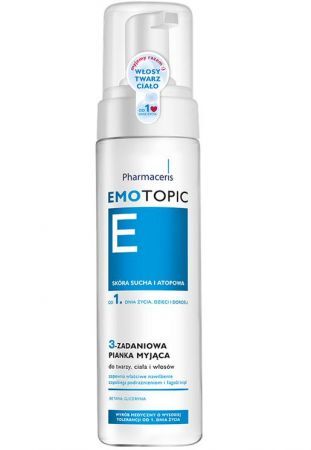 EMOTOPIC 3-ZADANIOWA PIANKA MYJĄCA MED+ do twarzy, ciała i włosów, 200 ml