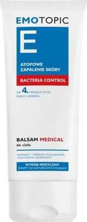 EMOTOPIC BACTERIA CONTROL balsam medical do ciała, 200  ml