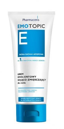 EMOTOPIC krem emolientowy kojąco-zmiękczający do ciała od 1. dnia życia, 200 ml