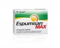 ESPUMISAN MAX 140 mg, 20 kapsułek