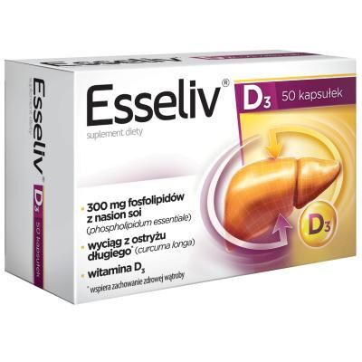 ESSELIV D3, 50 kapsułek