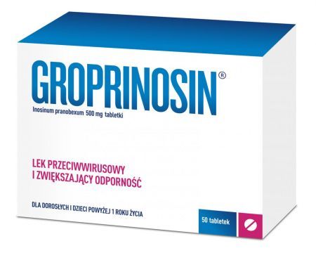 GROPRINOSIN 500 mg, 50 tabletek