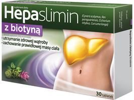 HEPASLIMIN z biotyną, 30 tabletek