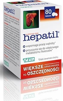 HEPATIL, 80 tabletek