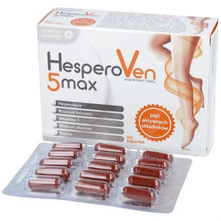 HESPEROVEN 5 MAX ZDROWE KORZYŚCI, 60 kapsułek