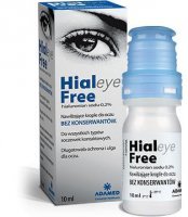 HIALEYE FREE 0,2% krople do oczu, 10 ml
