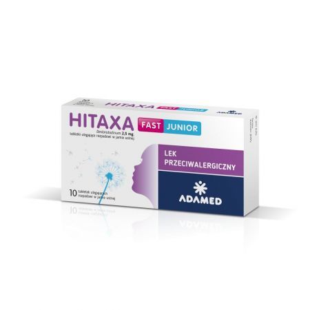 HITAXA FAST JUNIOR 2,5 mg, 10 tabletek