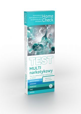 HOME CHECK test narkotykowy MULTI, 1 sztuka