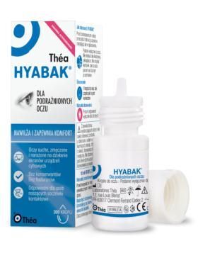 HYABAK 0,15% nawilżające krople do oczu i soczewek kontaktowych, 10 ml