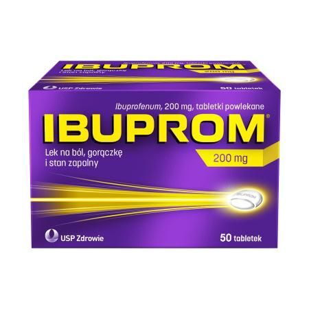 IBUPROM 200 mg, 50 tabletek