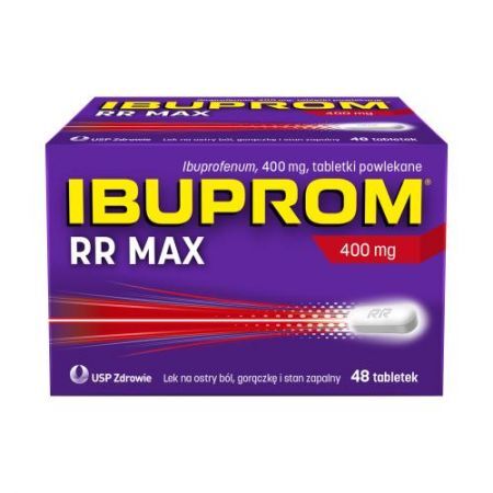 IBUPROM RR MAX 400 mg, 48 tabletek
