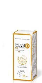 IBUVIT D 600 krople doustne z pompką dozującą, 10 ml