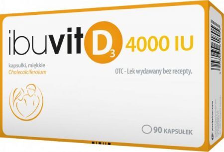 IBUVIT D3 4000 IU, 90 kapsułek