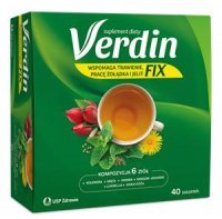 VERDIN FIX herbata do zaparzania, 40 saszetek