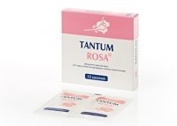 TANTUM ROSA 53,2 mg/g, proszek do sporządzania roztworu dopochwowego, 10 saszetek
