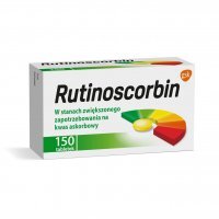 RUTINOSCORBIN witamina C i rutozyd, 150 tabletek