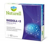 NATURELL RHODIOLA+B, 60 tabletek