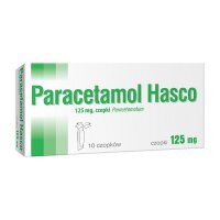 PARACETAMOL HASCO 125 mg, 10 czopków
