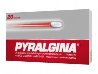 PYRALGINA 500 mg, 20 tabletek