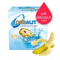 ORSALIT O SMAKU BANANOWYM, 10 saszetek